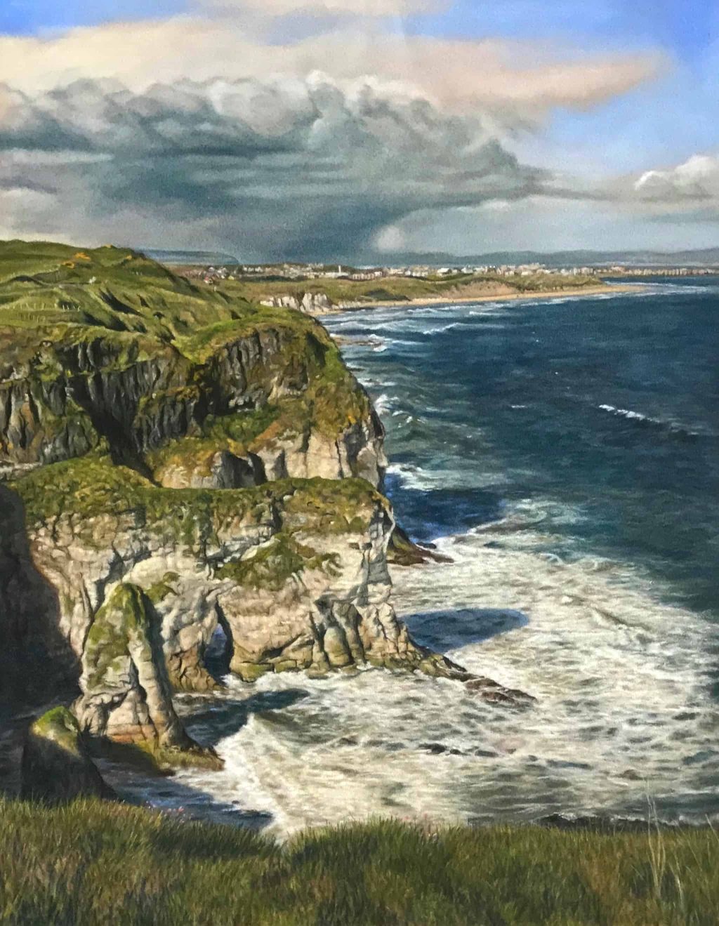 Teresa Seals Art - Before the Storm at Portrush