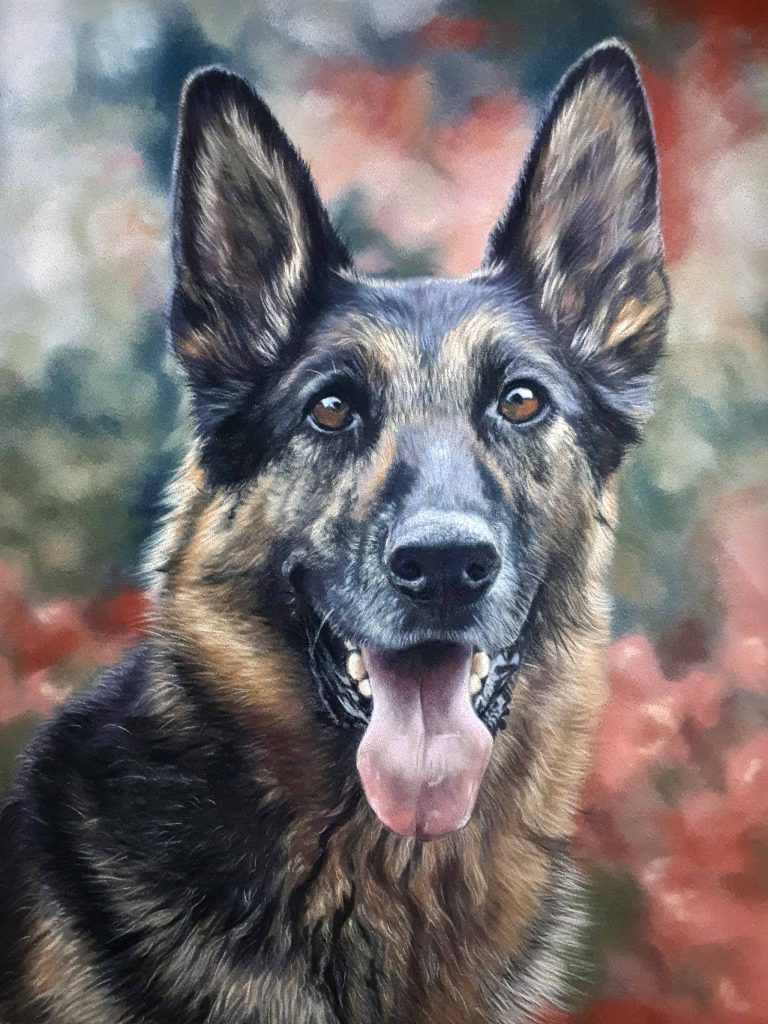 Teresa Seals Art - Shadow GSD